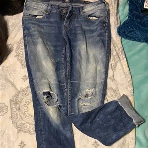 Silver jeans